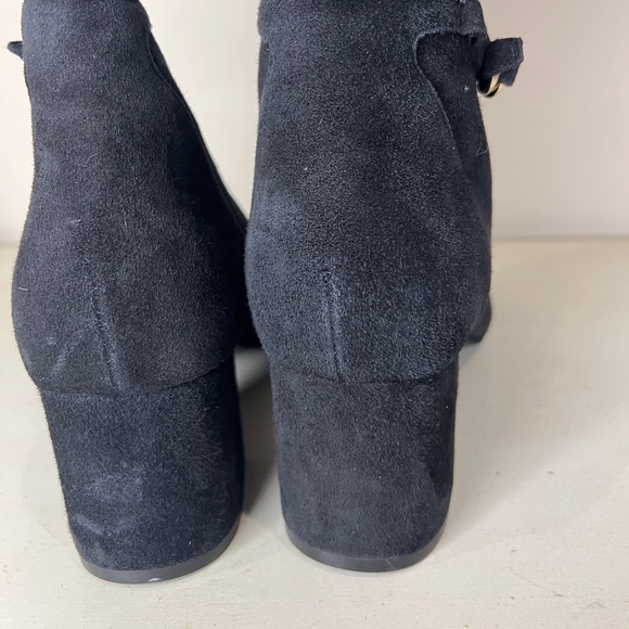 Cole Haan Dana Black Suede Knee-High Boots Women’s Size 11B New Block Heel - Picture 4 of 8